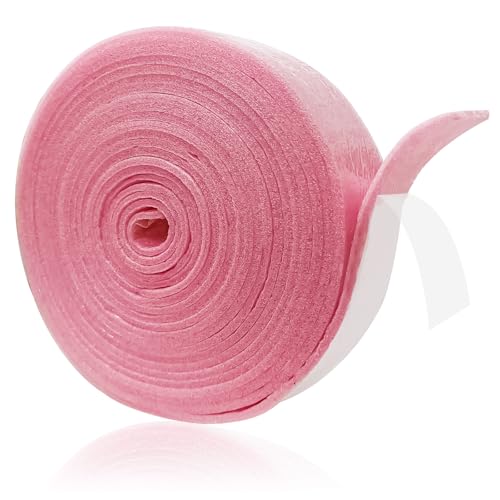 Randdämmstreifen, 50mm x 5mm x 10m Randdämmstreifen Selbstklebend, Randdämmstreifen für Ausgleichsmasse, Randstreifen Randdämmung Fußbodenheizung Estrich