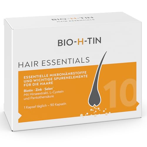 BIO-H-TIN Hair Essentials – Mikronährstoffkapseln für Haare voller Wow, 90 Kapseln für 3 Monate