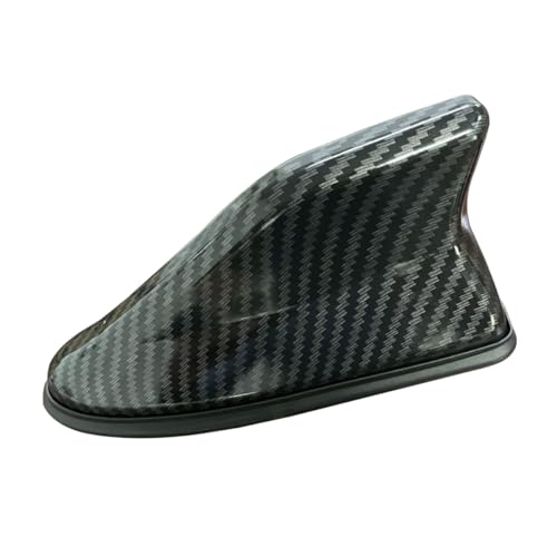 CGEAMDY Auto Haifischflossen-Antenne Abdeckung Verkleidung, Fm/Am-Antenne, Hergestellt Aus ABS, Geringer Windwiderstand, Für SUV, Trucks, Vans, Auto Tuning(Kohlefaser)