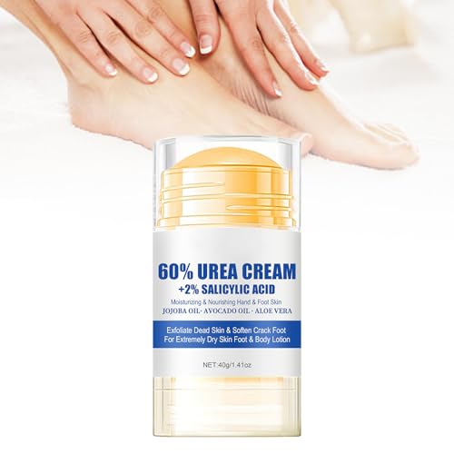 Hydrating and Anti-Cracking Foot Cream, 2024 Neuest Feuchtigkeitsspendende und Anti-Riss-Fußcreme, Urea Creme Fußpflegecreme Fußpflege Lindert extreme Trockenheit und Rissbildung der Füße (1)