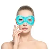 ACWOO Augenmaske Kühlend Kühlbrille, Cooling Eye Mask für Heiße Kältetherapie Geschwollene und Müde Augen, Augenringe, Migräne(A-Blau)