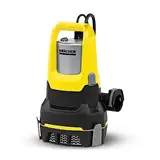 Kärcher SP 17.000 Flat Level Sensor flachsaugende Tauchpumpe, Fördermenge: 17.000 l/h, Eintauchtiefe: max. 7 m, für Schmutzwasser mit Partikeln bis zu einer Größe von 5 mm, Restwasserhöhe: 1 mm