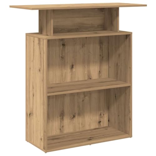 vidaXL Empfangstheke Artisan-Eiche 100x40x104 cm Holzwerkstoff