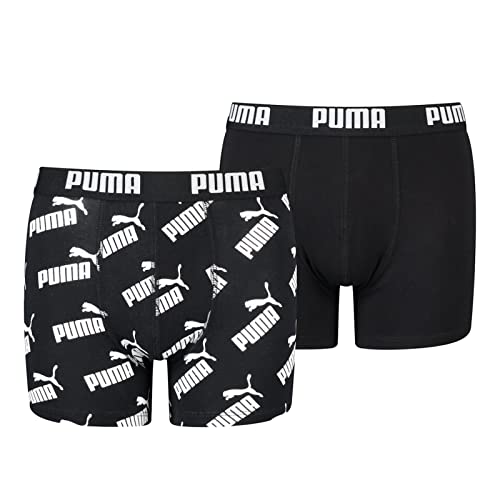 Puma Children Unisex Boxer Unterwäsche, Schwarz, 176 EU