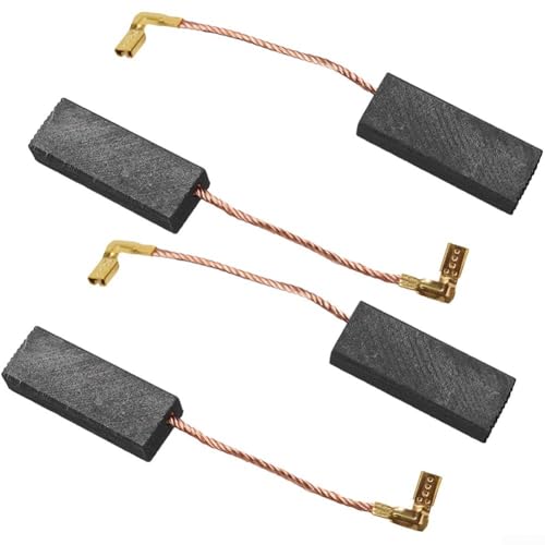 Kohlebürsten, 6,2 x 11,2 x 29 mm, austauschbare Motor-Kohlebürsten für 2200 Kettensägen X73 Woodshark 350 400 D94, 4 Stück