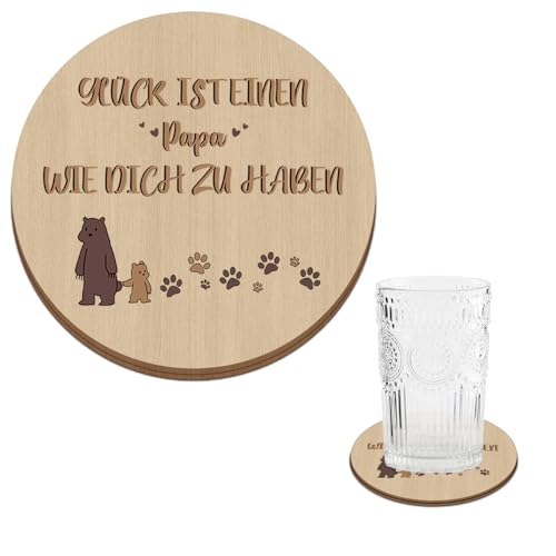 Vatertagsgeschenk für Papa,Papa Geschenk Geburtstag,Werdender Papa Geschenk,Geschenke für Papa,Papa Geschenk, Papa,Untersetzer,Bester Papa Geschenke,Geschenk Papa Weihnachten