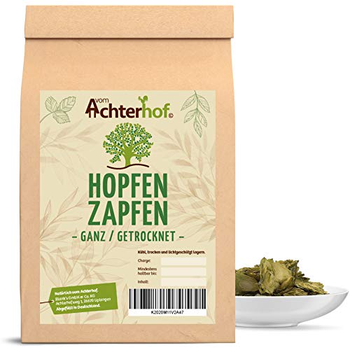 100g Hopfenzapfen ganz - Hopfen-Blüten - Natürlich vom Achterhof