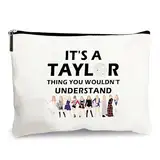 DAWRIS Kosmetiktasche Damen Musikliebhaber-Geschenk Album Inspiriertes Geschenk Sänger-Fan Geschenk It's A Thing You Wouldn't Understand Make-up-Tasche Mädchen Reißverschluss-Stiftetasche