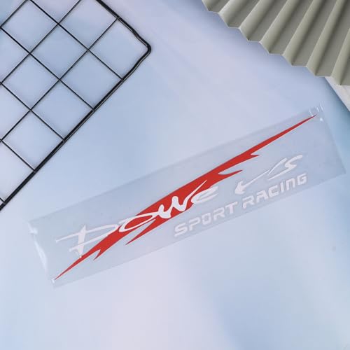 30x5,5 cm Rennent wicklung Auto Aufkleber Stilvolle Kraft Rennsport Entwicklung Sport Aufkleber Auto Reflektieren der Wasserdichter Aufkleber