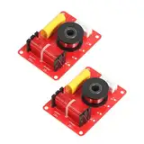 DollaTek 2Pcs Lautsprecher Frequenz Teiler Bord 2 Weg Höhen/Bass Hallo-fi Audio Crossover Filter Frequenz Verteiler DIY Modul