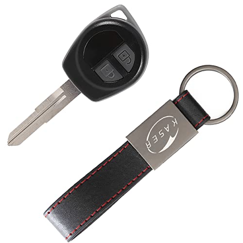 KASER Schlüssel Gehäuse Fernbedienung für Suzuki Autoschlüssel Funkschlüssel 2 Tasten Igins Alto SX4 Vauxhall Agila Swift Jimny Gran Vitara Ignis Opel Agila FIAT Sedici