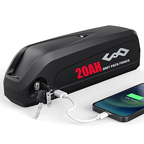 Ebike Akku 48V 20AH LGcell Lithium Ionen Fahrrad Batterie mit Ladegerät für 48V 1500W 1000W 750W 500W 250W Motor, ebike Conversion kit
