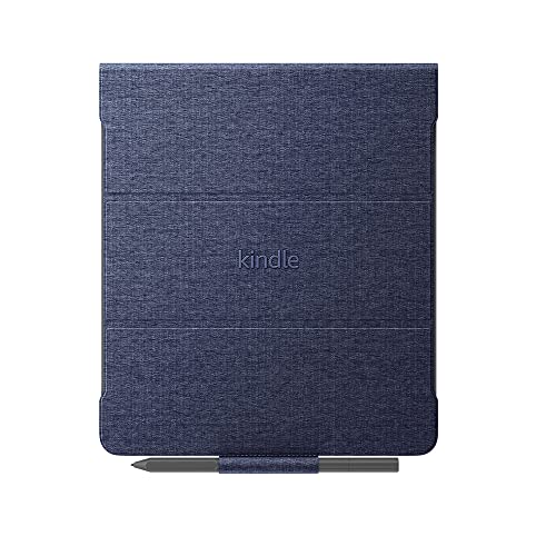 Amazon Kindle Scribe-Klapphülle mit magnetischer Befestigung | schlankes, leichtes Design | (nur geeignet für Amazon Kindle Scribe), Stoff, jeansblau