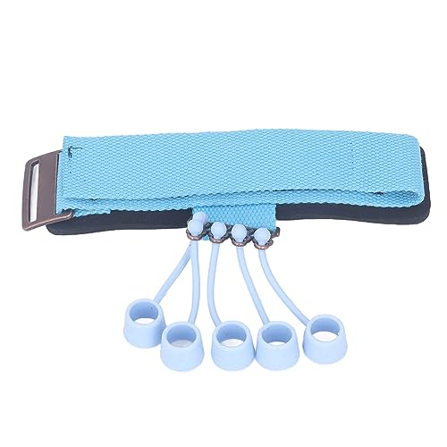 Übungsstrecker Silikonfinger Verbessert die Handtrainer -Hand -Tennis Kletterer der Krafttrainerin für die Krafttrainer. (BLUE)