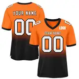 Personalisiertes American Football Trikot Benutzerdefinierte Herren Sporthemden Trikot Personalisierte Fußballtrikots mit Namen Nummer Atmungsaktiv Fußball Shirt für Frauen Männer Jugend Kinder,S~7XL