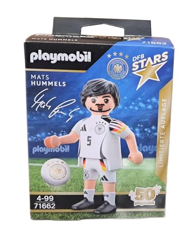 PLAYMOBIL DFB Stars Spielerfiguren zur Auswahl - Limitierte Auflage zur EM 2024 (71662 - Mats Hummels)