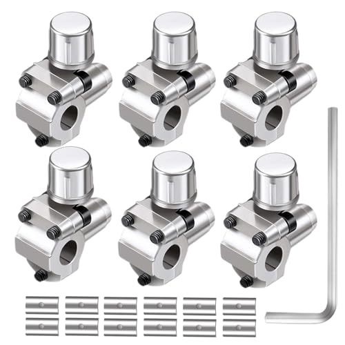 Piercing Ventil Sets A/C Nachrüstventil Set Nachrüstventil Mit Staubkappen Konverter BPV-31 Kühlschrank Wasserhahnventil Kompatibel Mit Rohrschläuchen Mit 1/4 Zoll, 5/16 Zoll, 3/8 Zoll