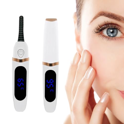 Wimpernzange Beheizbar USB Elektrische Wimpernzange Heated Eyelash Curler Elektrische Wimpernzange Beheizt 3 Temperaturmodus Geeignet für Echte und Falsche Wimpern Guter Curling-Effekt