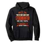 Am 8. Tag Schuf Gott Den Steuerberater I Lustiges Buchprüfer Pullover Hoodie