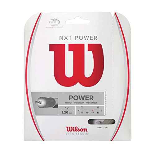 Wilson Unisex Tennissaite NXT Power, Natur, 12,2 Meter, 1,26 mm, WRZ941700