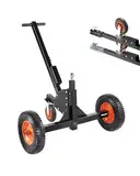 VEVOR 2-in-1-Anhängerwagen, Rangierhilfe Anhänger, 680,4 kg Stützlast, 56 und 66 cm einstellbare Höhe, 50,8 mm Kupplungskugel, 38 cm Luftreifen, zum Bewegen von Wohnmobilanhängern