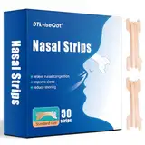 Nasenpflaster Schnarchen, 50 Stück Anti Schnarchen Nasenpflaster Besser Atmen, Lindern Eine Verstopfte Nase, Nasenstrips Effektive Schnarchstopper, Nose Strips für Sport und Schlaf