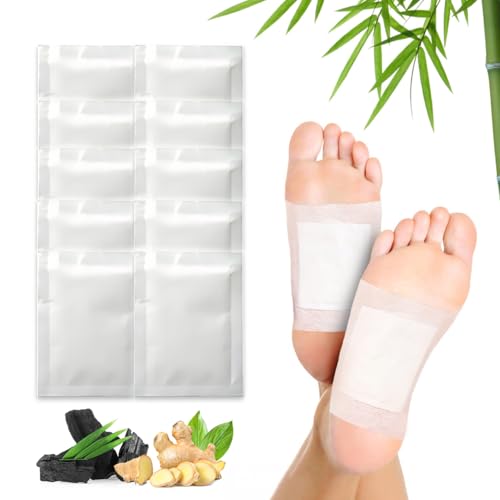 Detox-Fußpflaster, natürliche Detox-Wirkstoffe für die Füße, zum Entfernen von Giftstoffen aus dem Körper verbessern die Durchblutung, lindern Stress und verbessern den Schlaf