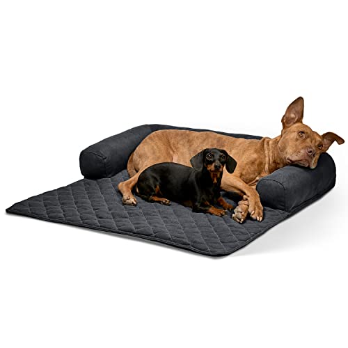 Lous Sofaschutz Hund Hundedecke Sofa Hundebett Couch Sofadecke Waschbar 90 Grad Schwarz