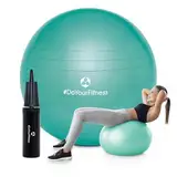 #DoYourFitness Gymnastikball mit Anti-Burst-System | Vielseitiges Allroundtalent für effektives Fitnesstraining und eine gesunde Sitzhaltung | Ideal für Zuhause oder das Büro [85 cm]