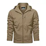 Sommerjacke Herren Leicht: Zip Up Herrenjacke,Klassische Windjacke,einfarbige Leichte Jacke,Lässige übergangsjacke,Mode Outdoorjacke,Männer Freizeitjacke,Atmungsaktiv Einfach College Blouson