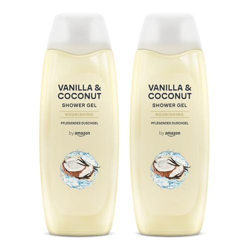 by Amazon Vanille und Kokosnuss Duschgel, 2 x 500ml