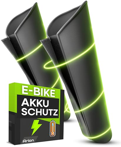 2 Stk. Ebike Akku Schutzhülle für mehr Reichweite I universale Passform Kälteschutz I E-Bike Akkuschutz Tasche I Fahrrad Schutz Abdeckung zB. für Bosch Power Tube E bike Batterie ARION