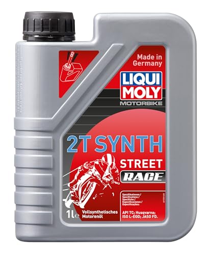LIQUI MOLY Motorbike 2T Synth Street Race | 1 L | Motorrad 2-Takt-Öl | Art.-Nr.: 1505