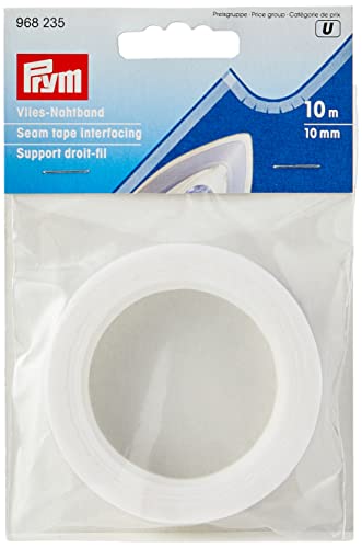 Prym Vlies-Nahtband (bügeln) 10 mm weiß, Polyester