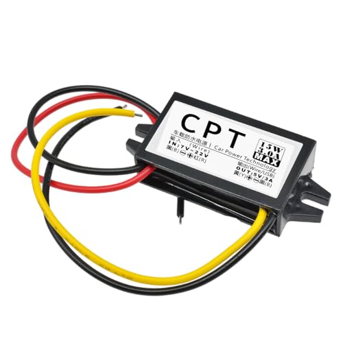 12V auf USB,12V auf 5V USB-Adapter,DC Buck-Konverter-Modul 3A 15W DC auf DC Auto-Stromwandler Adapter Niedrige Hitze Auto Schutz