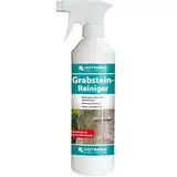 HOTREGA Grabsteinreiniger 500ml | Selbsttätiger Steinreiniger für Naturstein, Grabmale, Marmor, Keramik, Bronze | gebrauchsfertig, säure- und chlorfrei