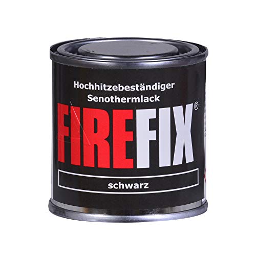 FIREFIX 2013 Ofenlack 125 ml Dose Senotherm-Lack, hitzebeständig bis 600 °C, schwarz