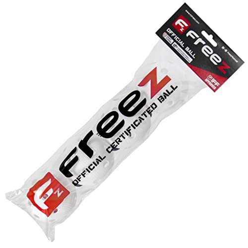 mb-m FREEZ Floorball Ball Official Tube White - 4er Pack Unihockey Bälle weiß