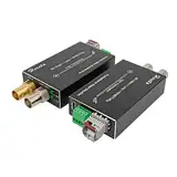 Mini 3G-SDI Video Extender mit SDI-Loop-Ausgang 1080P 3G-SDI Faserwandler Verlängerung von Entfernungen bis zu 20 km über Single Mode optischer Transceiver mit Tally oder Reverse RS485
