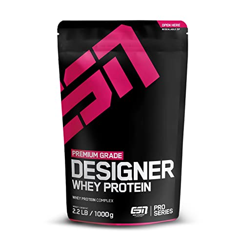 ESN Designer Whey Protein – 1000g – Cinnamon Roll Eiweißpulver reich an essentiellen Aminosäuren (EAAs) – Sehr gut löslich – 33 Portionen – Made in Germany