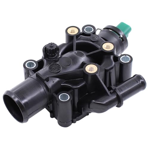 Thermostatgehäuse Kühlmittel Thermostat Gehäuse mit Sensor Dichtung Kühlwasserthermostat Kühlmittelthermostat für Berlingo C4 C3 C2 Xsara Picasso 1007 206 CC 207 301 307 SW 308 Partner Tepee 1.6 1.4
