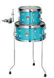 Tama Add-On Kit für Club-Jam Mini - 10" x 7 "Tom Tom/14" x 7" Floor Tom/Single Tom Halterung - Aqua Blue (LJKT10F14-AQB)