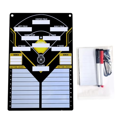 Amagogo Basketball-Coaching-Board, Anleitungs-Trainingstool, wiederbeschreibbar, mit Karabiner, Streifen, löschbaren Stiften für Mannschaftssport