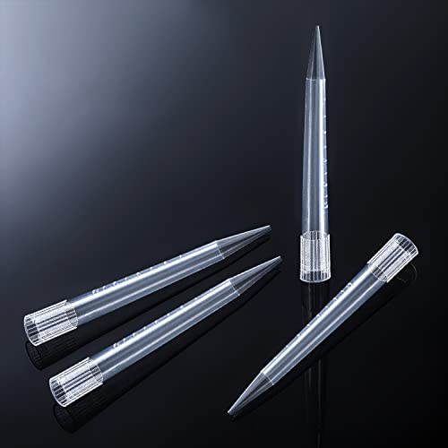 Pipettenspitzen 5ml für 1-5ml Mikropipette, 100 Stück Einweg Universale Sterile Pipettenspitze, DNAse and RNAse Free, Autoclavable, Hochtransparentes Material ist leicht zu beobachten