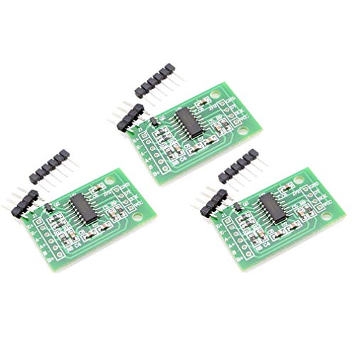 Hailege 3pcs HX711 Weighing Sensor Dual-Channel 24 Bit Precision A/D Module Pressure Sensor