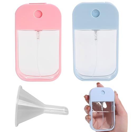 LAJUP 3 Stück 45Ml Sprühflaschen Kleine,Wiederverwendbar Mini Feinnebel Sprühflasche,Für Parfüm, Körperpflege Flüssigkeit,Kosmetik