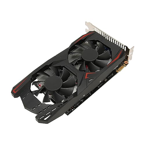 Bewinner Grafikkarte, Desktop-Grafikkarte, Dual-Lüfter, Geräuscharm für den Desktop (GTX1050Ti 4 GB DDR5 128 Bit)