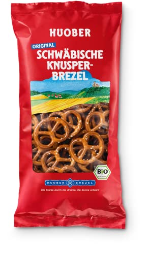 HUOBER Original Schwäbische Knusperbrezel, Bio, 20 x 175 g Packungen
