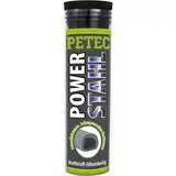 Petec POWER Stahl Epoxidharz Knetmasse lufttrocknend 2 Komponenten Kleber zum abdichten, füllen, kleben. Metall Epoxy Putty Reparatur Knete 50 g Klebeknete 97350