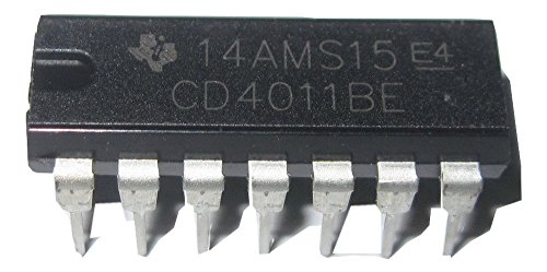 Texas Instruments cd4011be NAND Gate, 4 Tor, 2 Eingang, 6,8 MA, 3 V bis 18 V, dip-14 (1 Stück)